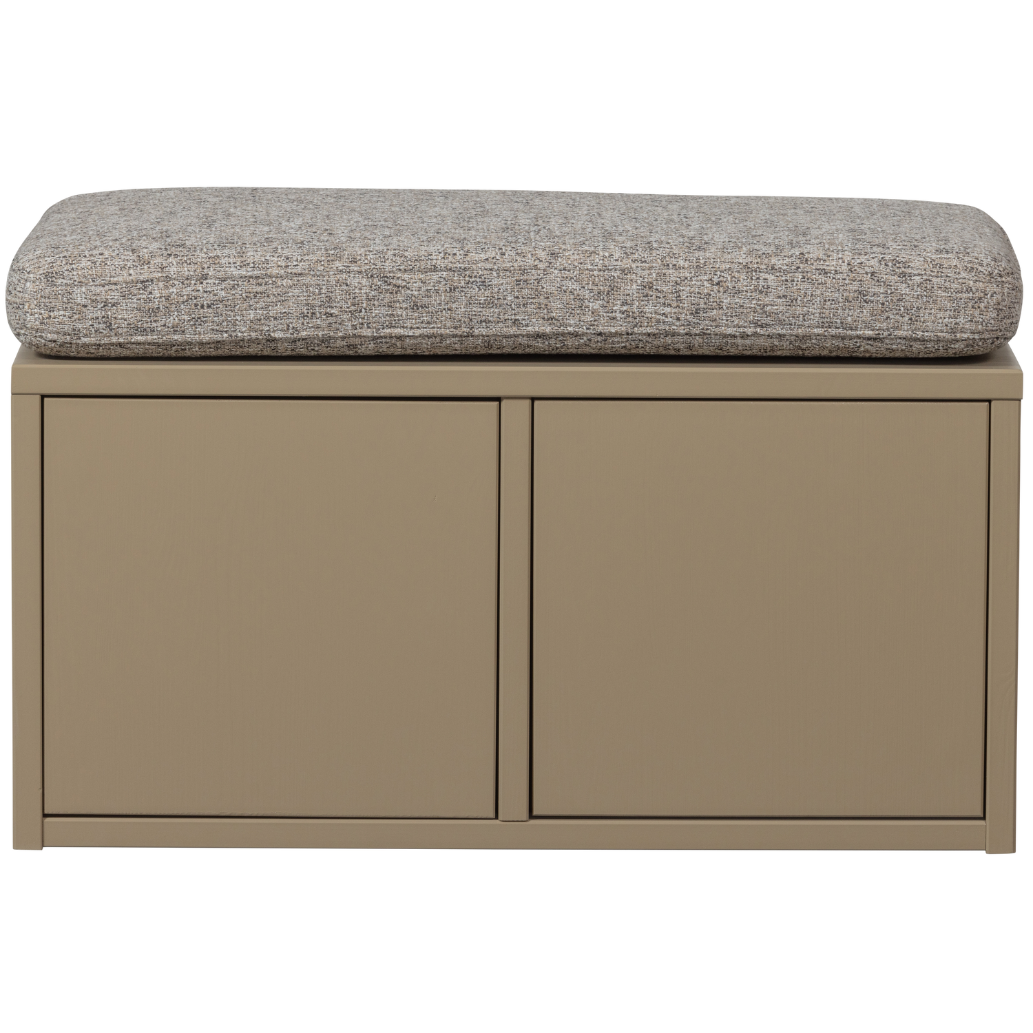 Turner Opbergbank Grenen Mud Met Zitkussen Khaki [Fsc] van WOOOD – Luxe comfort op maat van PureWonen. Vraag naar de beste prijs.