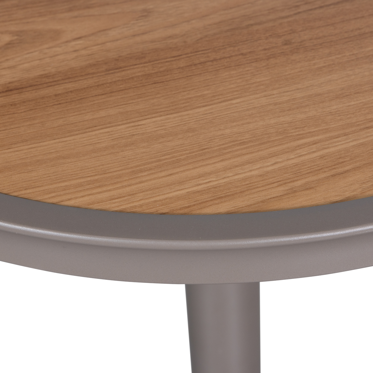 Jeppe Hoogte Verstelbare Bartafel Tuin Aluminium Bruin/Grijs