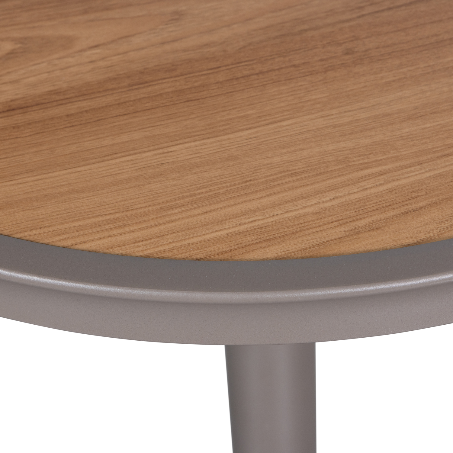 Jeppe Hoogte Verstelbare Bartafel Tuin Aluminium Bruin/Grijs