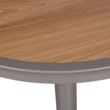Jeppe Hoogte Verstelbare Bartafel Tuin Aluminium Bruin/Grijs