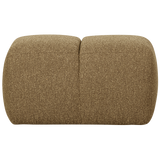 Mojo Poef Boucle Geel/Bruin Melange