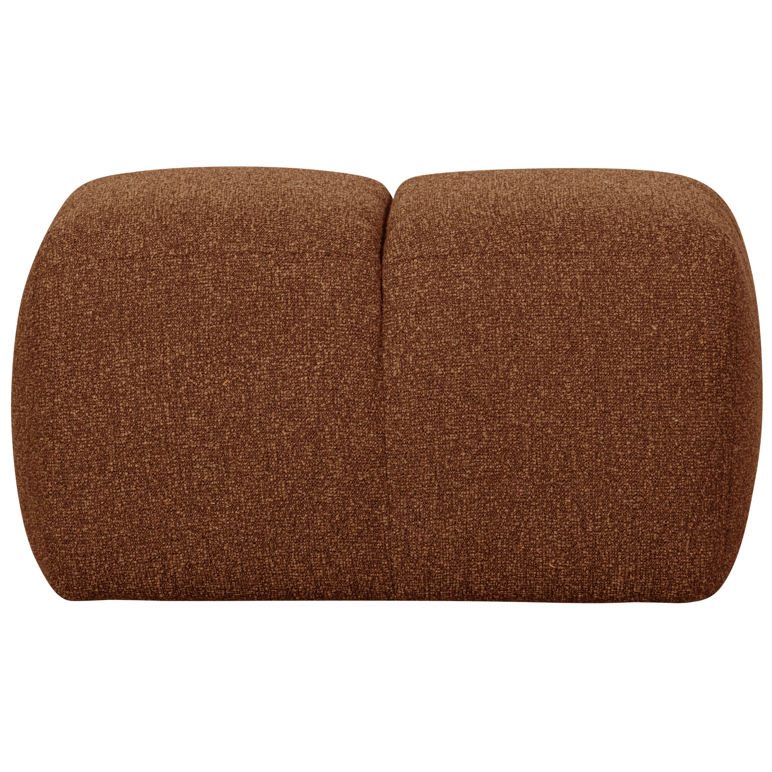 Mojo Poef Boucle Roestbruin Melange