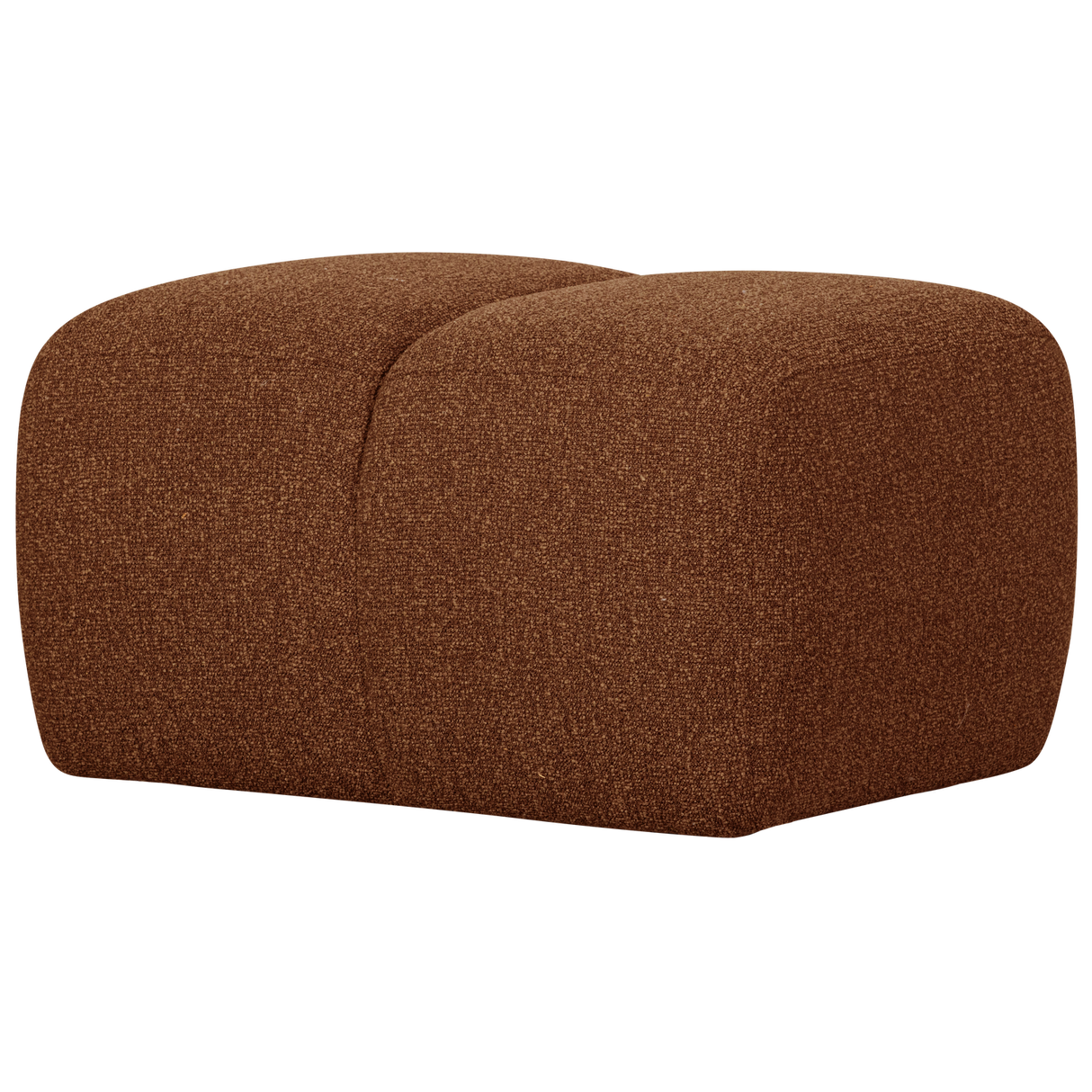 Mojo Poef Boucle Roestbruin Melange