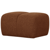 Mojo Poef Boucle Roestbruin Melange