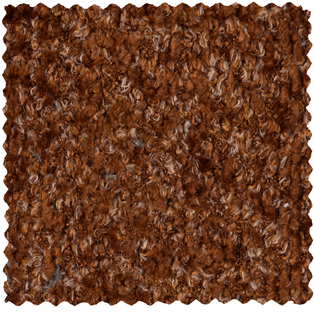 Mojo Eetbankje 84 Cm Met Rugleuning Wollig Roestbruin