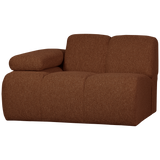Mojo 1 Zits Element Arm Links Boucle Roestbruin Melange van WOOOD – Luxe comfort op maat van PureWonen. Vraag naar de beste prijs.