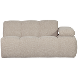 Mojo 1,5 Zits Element Arm Rechts Boucle Beige Melange