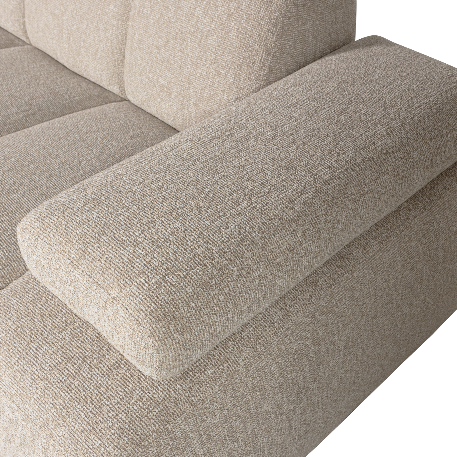 Mojo 1,5 Zits Element Arm Rechts Boucle Beige Melange
