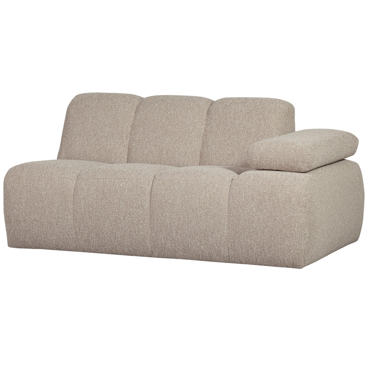 Mojo 1,5 Zits Element Arm Rechts Boucle Beige Melange