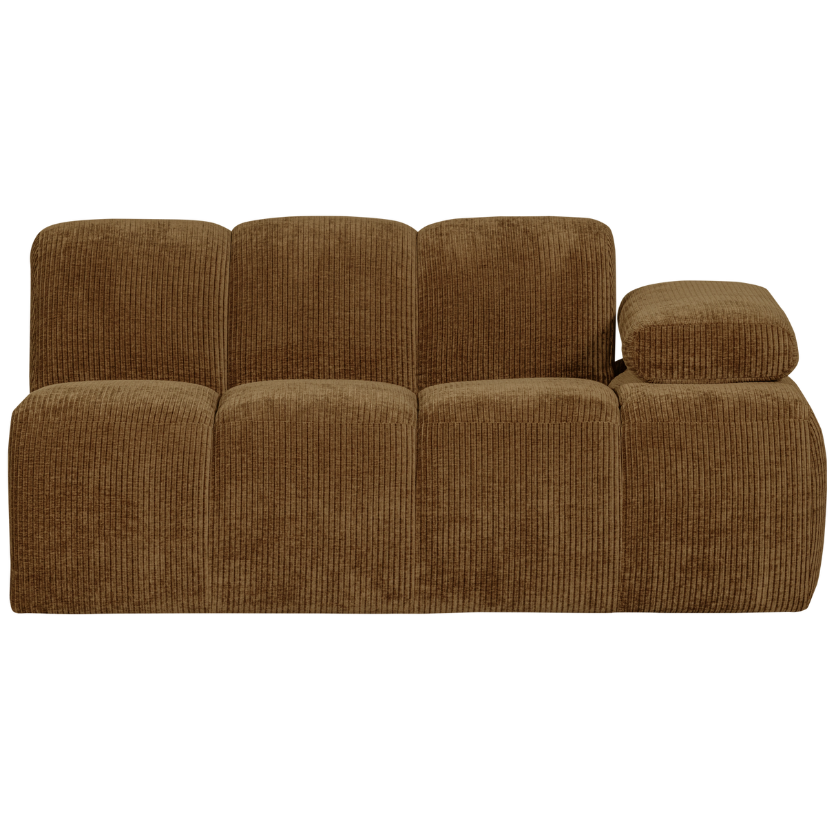 Mojo 1,5 Zits Element Arm Rechts Ribstof Honinggeel van WOOOD – Luxe comfort op maat van PureWonen. Vraag naar de beste prijs.