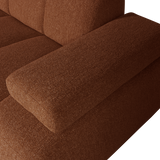 Mojo Chaise Longue Bank Links Boucle Roestbruin Melange