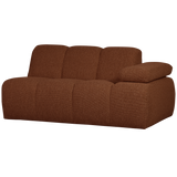 Mojo 1,5 Zits Element Arm Rechts Boucle Roestbruin Melange