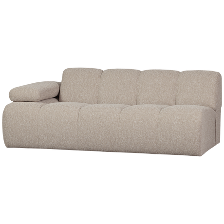 Mojo 2 Zits Element Arm Links Boucle Beige Melange van WOOOD – Luxe comfort op maat van PureWonen. Vraag naar de beste prijs.