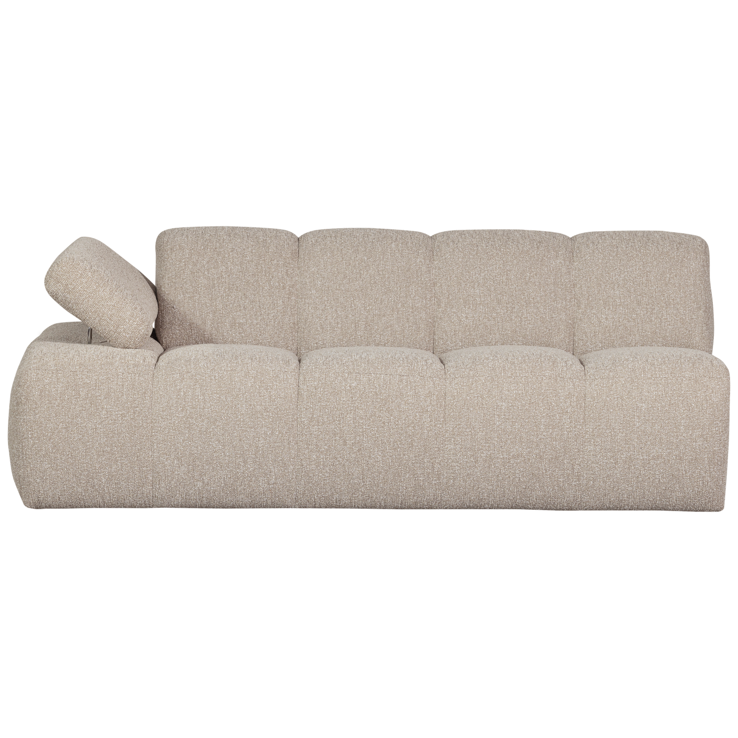 Mojo 2 Zits Element Arm Links Boucle Beige Melange van WOOOD – Luxe comfort op maat van PureWonen. Vraag naar de beste prijs.