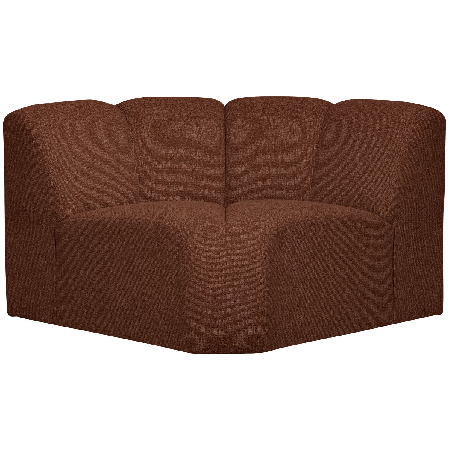 Mojo Hoekelement Boucle Roestbruin Melange van WOOOD – Luxe comfort op maat van PureWonen. Vraag naar de beste prijs.