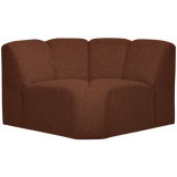 Mojo Hoekelement Boucle Roestbruin Melange van WOOOD – Luxe comfort op maat van PureWonen. Vraag naar de beste prijs.