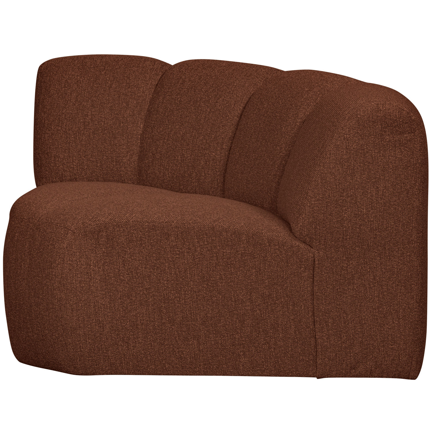 Mojo Hoekelement Boucle Roestbruin Melange van WOOOD – Luxe comfort op maat van PureWonen. Vraag naar de beste prijs.