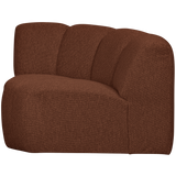 Mojo Hoekelement Boucle Roestbruin Melange van WOOOD – Luxe comfort op maat van PureWonen. Vraag naar de beste prijs.