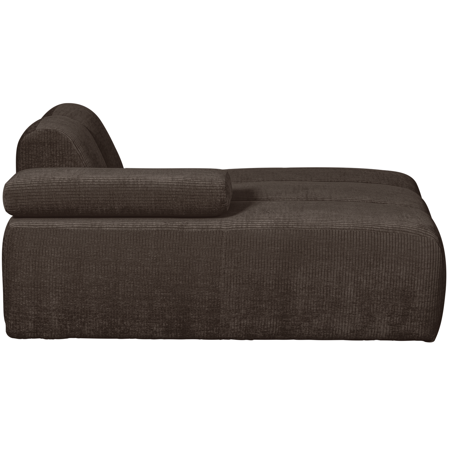 Mojo Chaise Longue Element Links Ribstof Bruin