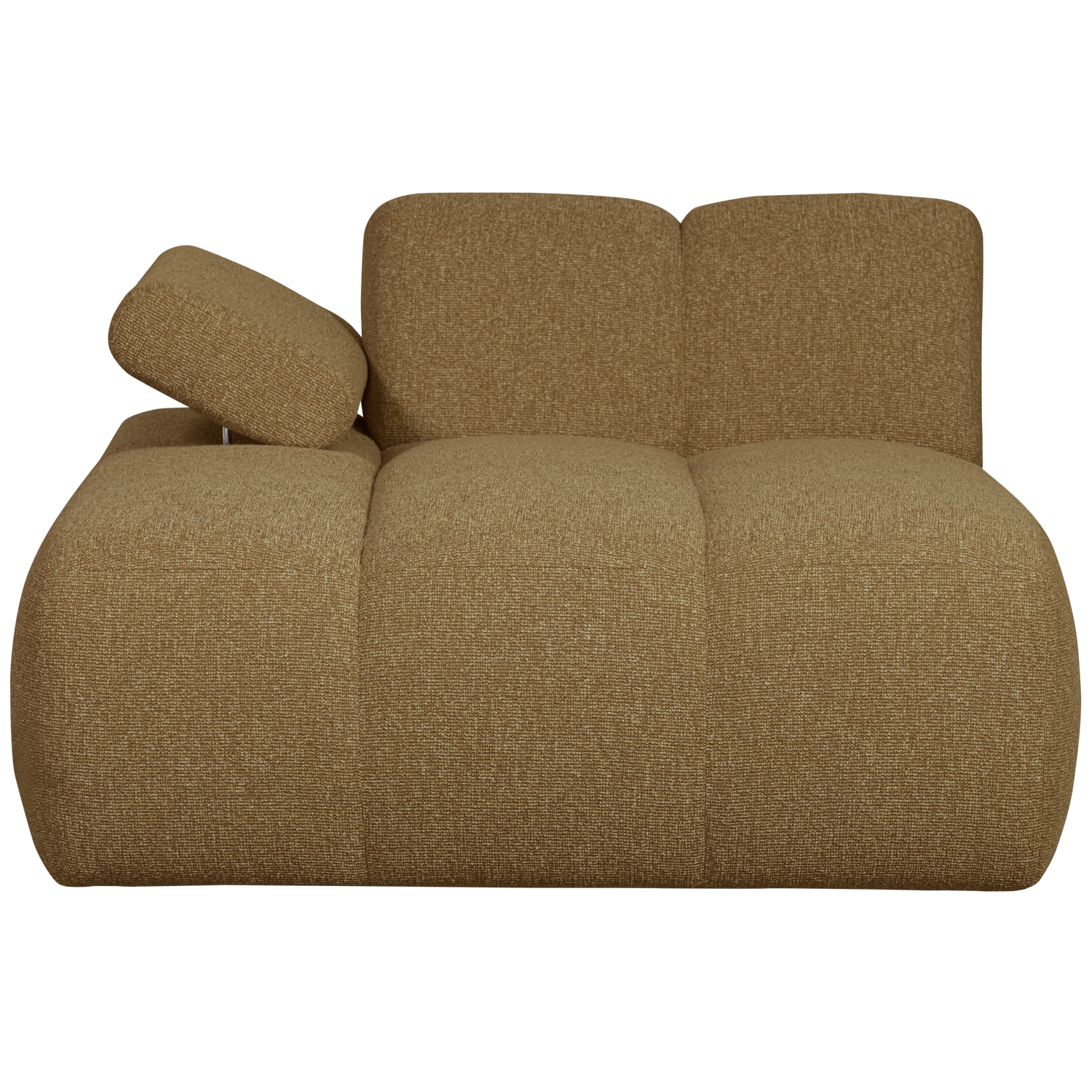 Mojo Chaise Longue Element Links Boucle Geel/Bruin Melange