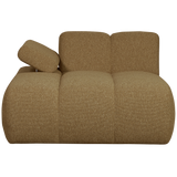Mojo Chaise Longue Element Links Boucle Geel/Bruin Melange