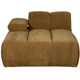 Mojo Chaise Longue Element Links Ribstof Honinggeel