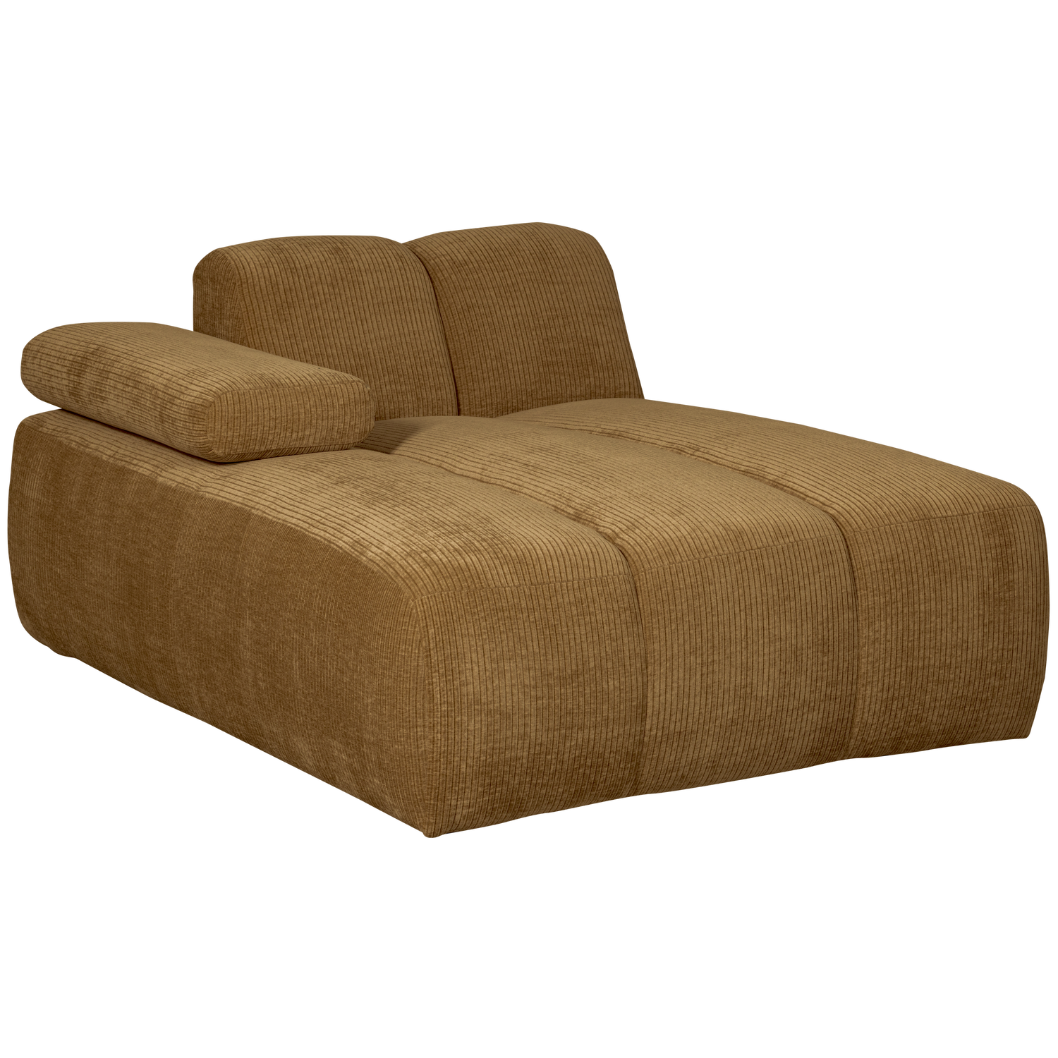 Mojo Chaise Longue Element Links Ribstof Honinggeel