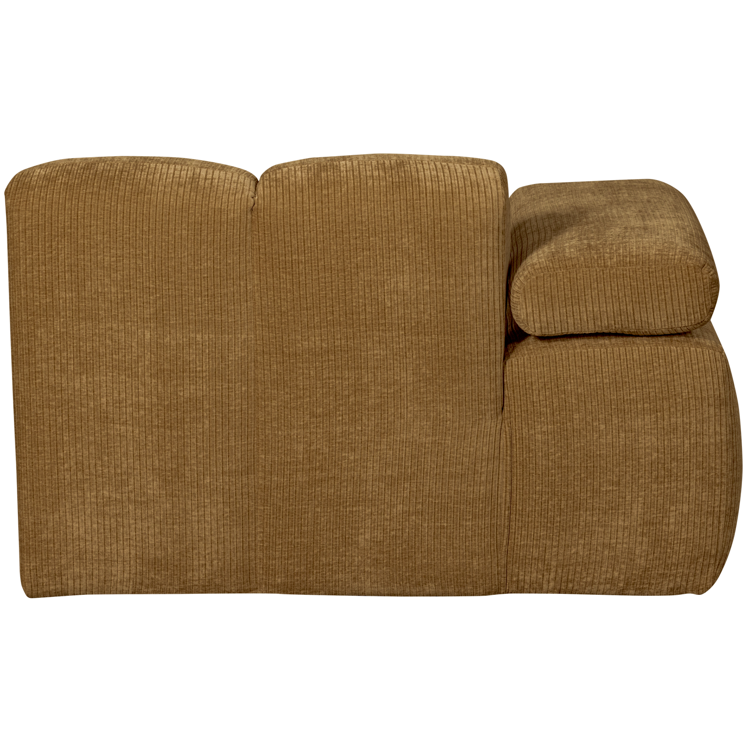 Mojo Chaise Longue Element Links Ribstof Honinggeel