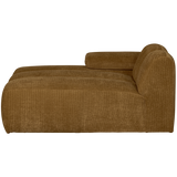 Mojo Chaise Longue Element Links Ribstof Honinggeel