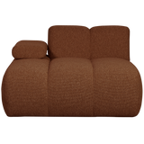 Mojo Chaise Longue Element Links Boucle Roestbruin Melange