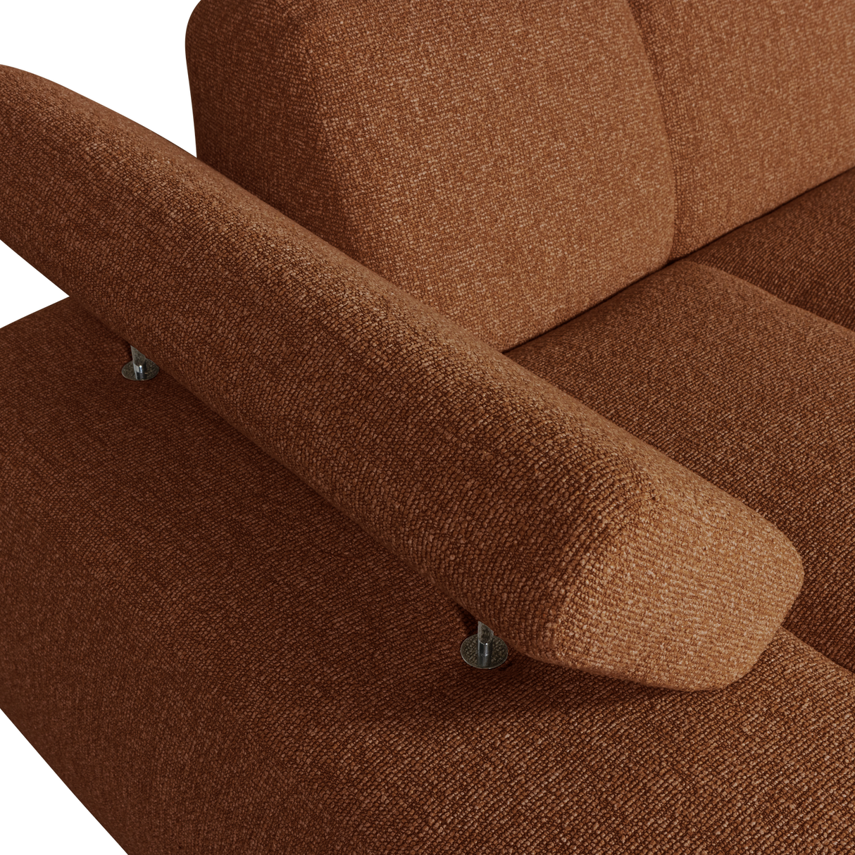 Mojo Chaise Longue Element Links Boucle Roestbruin Melange