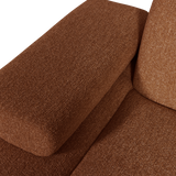 Mojo Chaise Longue Element Links Boucle Roestbruin Melange