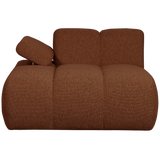 Mojo Chaise Longue Element Links Boucle Roestbruin Melange