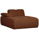 Mojo Chaise Longue Element Links Boucle Roestbruin Melange
