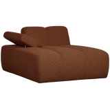 Mojo Chaise Longue Element Links Boucle Roestbruin Melange