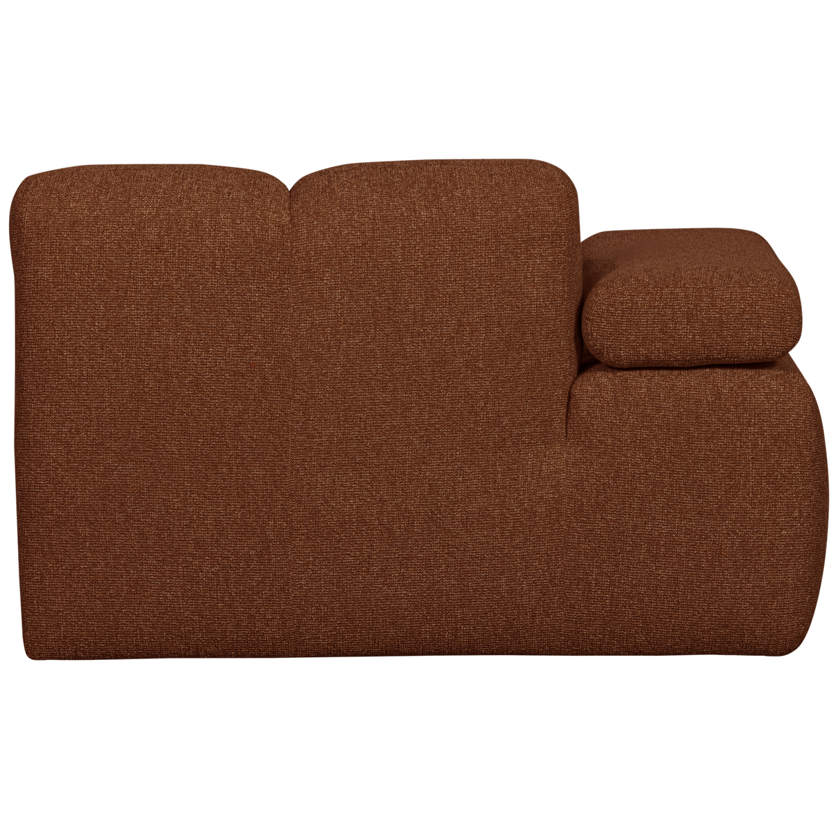 Mojo Chaise Longue Element Links Boucle Roestbruin Melange