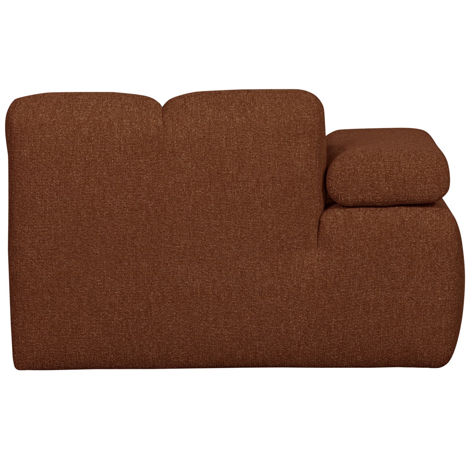 Mojo Chaise Longue Element Links Boucle Roestbruin Melange