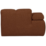 Mojo Chaise Longue Element Links Boucle Roestbruin Melange