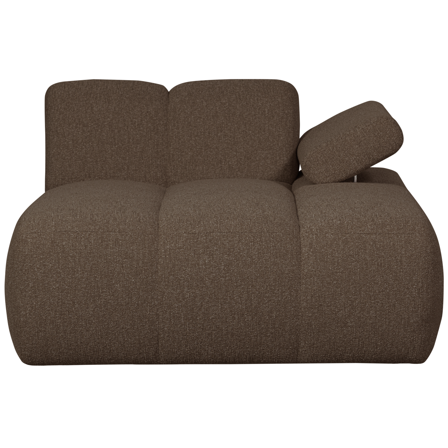 Mojo Chaise Longue Element Rechts Boucle Bruin Melange