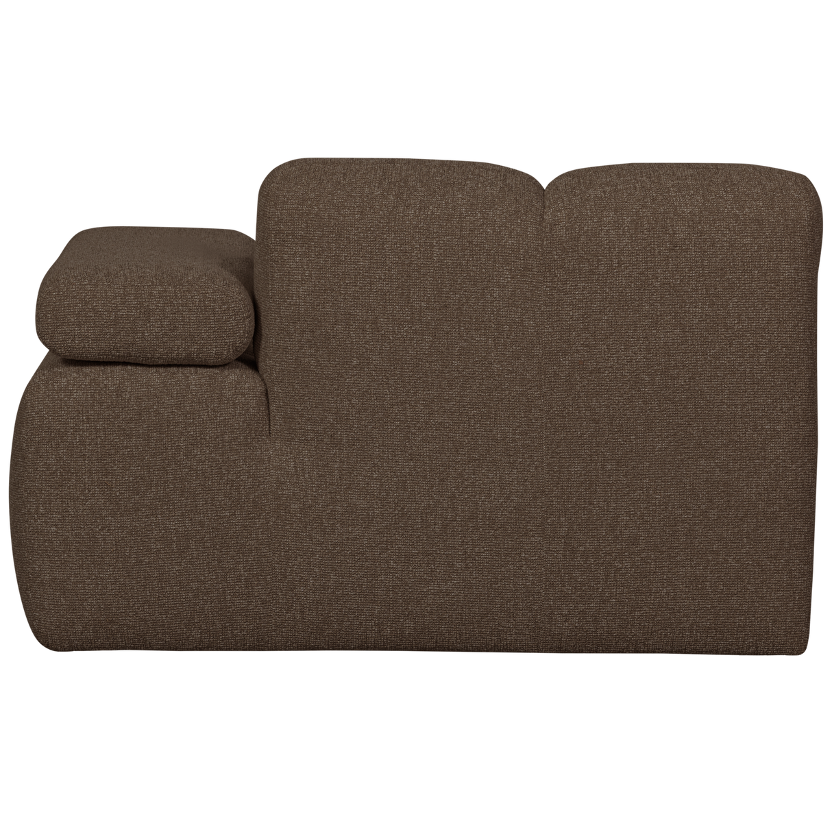 Mojo Chaise Longue Element Rechts Boucle Bruin Melange