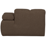 Mojo Chaise Longue Element Rechts Boucle Bruin Melange