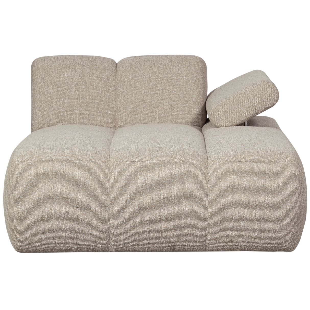 Mojo Chaise Longue Element Rechts Boucle Beige Melange
