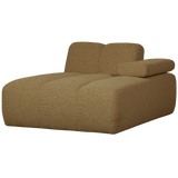 Mojo Chaise Longue Element Rechts Boucle Geel/Bruin Melange