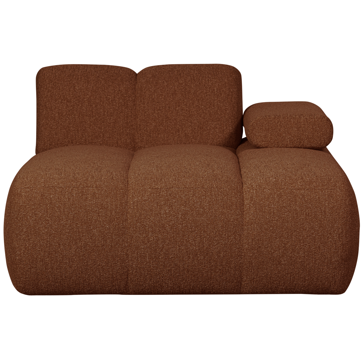 Mojo Chaise Longue Element Rechts Boucle Roestbruin Melange van WOOOD – Luxe comfort op maat van PureWonen. Vraag naar de beste prijs.
