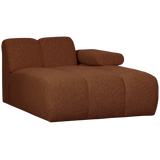 Mojo Chaise Longue Element Rechts Boucle Roestbruin Melange van WOOOD – Luxe comfort op maat van PureWonen. Vraag naar de beste prijs.