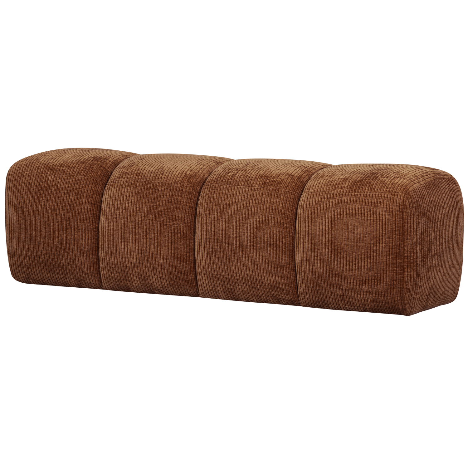 Mojo Eetbankje 164 Cm Ribstof Roestbruin van WOOOD – Luxe comfort op maat van PureWonen. Vraag naar de beste prijs.