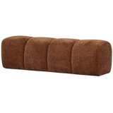 Mojo Eetbankje 164 Cm Ribstof Roestbruin van WOOOD – Luxe comfort op maat van PureWonen. Vraag naar de beste prijs.