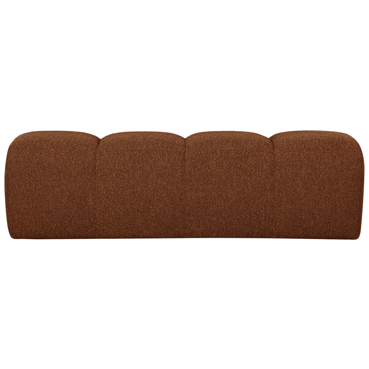 Mojo Eetbankje 164 Cm Boucle Roestbruin Melange