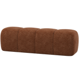 Mojo Eetbankje 164 Cm Wollig Roestbruin