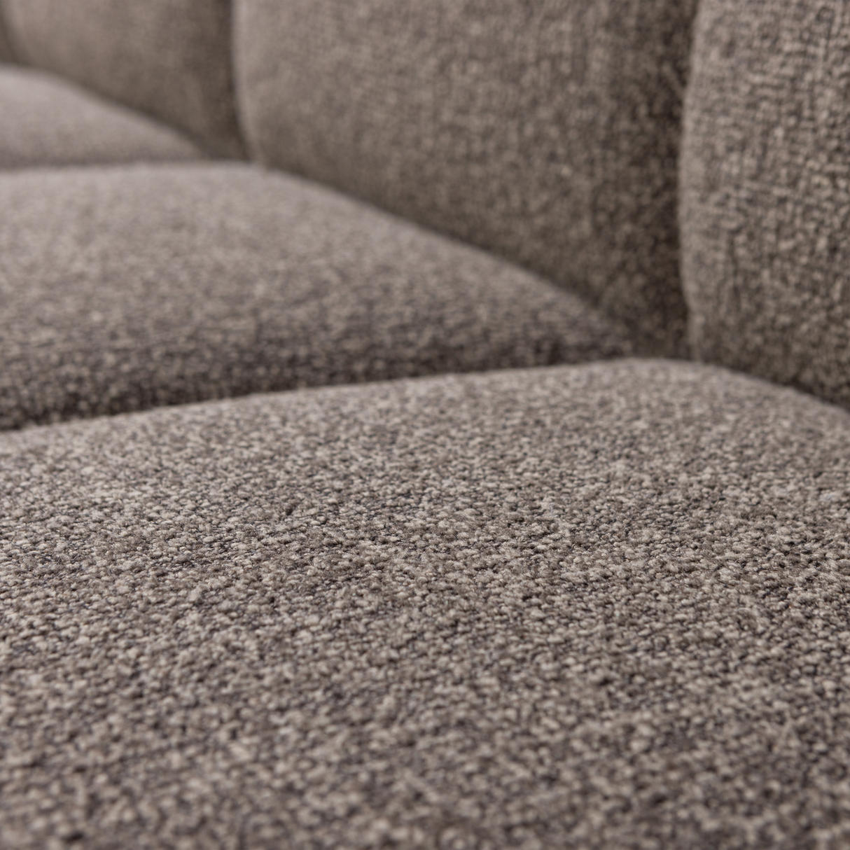 Mojo Eetbankje 164 Cm Met Rugleuning Boucle Bruin Melange
